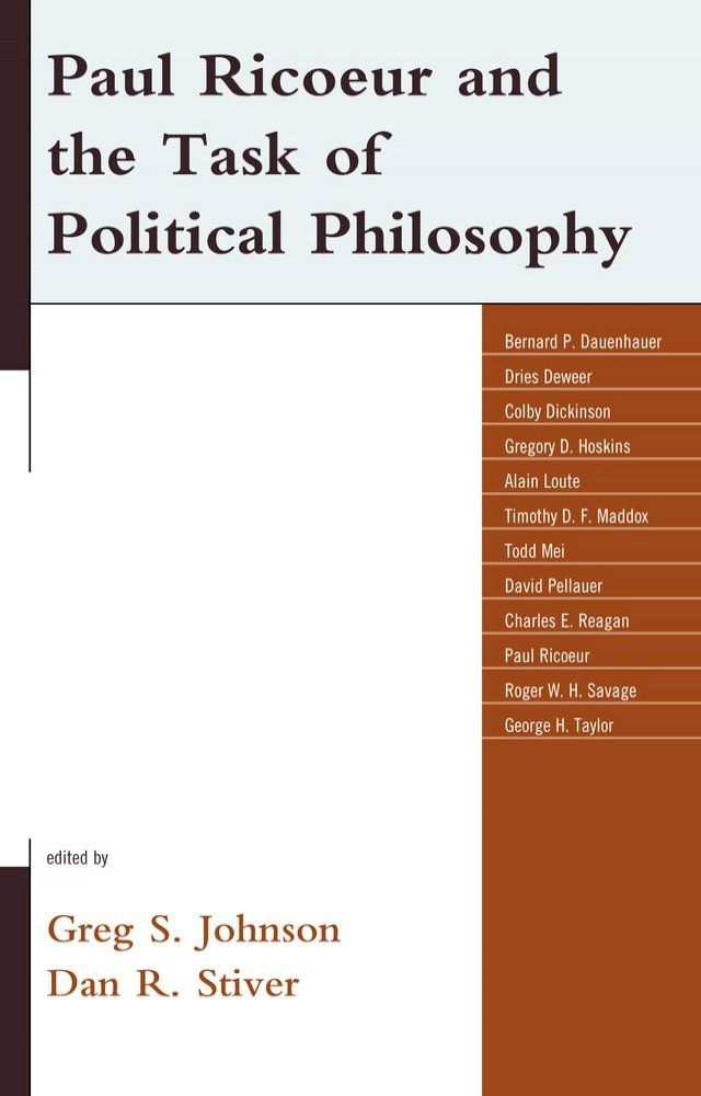  Paul Ricoeur and the Task of Political Philosophy(Kobo/電子書)