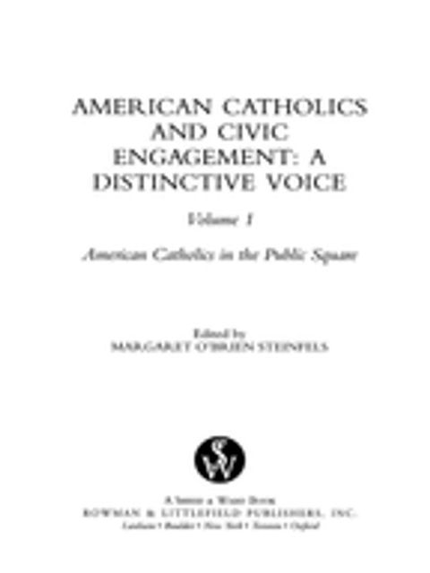 American Catholics and Civic Engagement(Kobo/電子書)