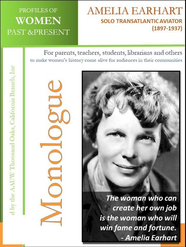  Profiles of Women Past & Present – Amelia Earhart, Solo Transatlantic Aviator (1897-1937)(Kobo/電子書)