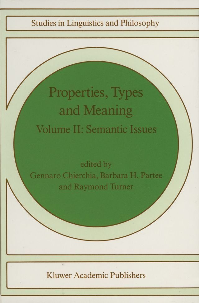  Properties, Types and Meaning(Kobo/電子書)