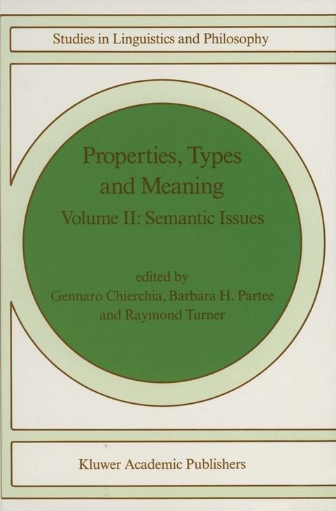 Properties, Types and Meaning(Kobo/電子書)