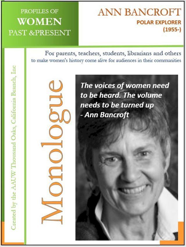  Profiles of Women Past & Present – Ann Bancroft, Polar Explorer (1955-)(Kobo/電子書)