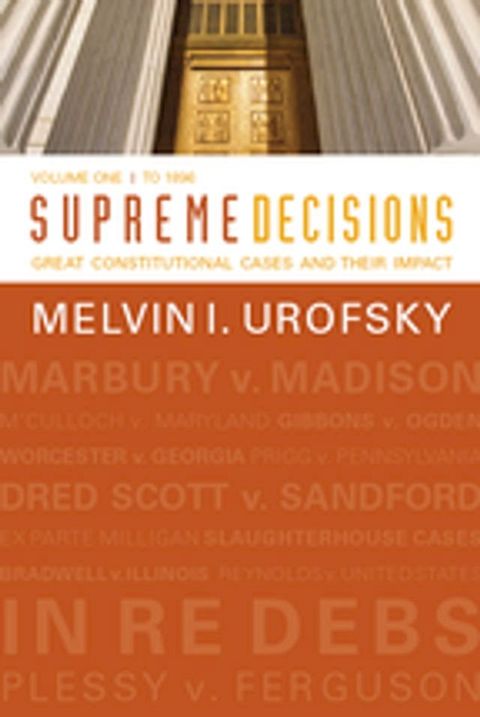 Supreme Decisions, Volume 1(Kobo/電子書)