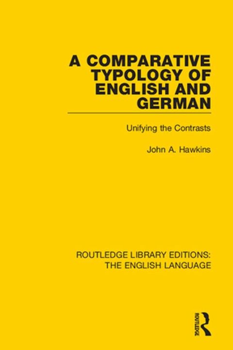 A Comparative Typology of English and German(Kobo/電子書)