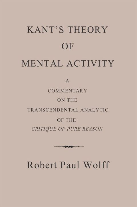 Kant’s Theory of Mental Activity(Kobo/電子書)