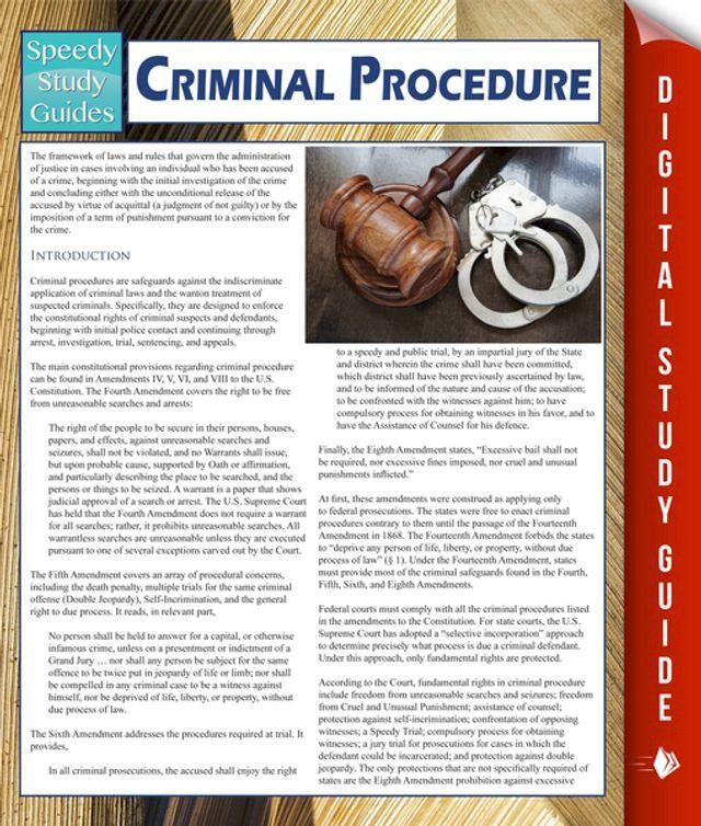  Criminal Procedure (Speedy Study Guides)(Kobo/電子書)