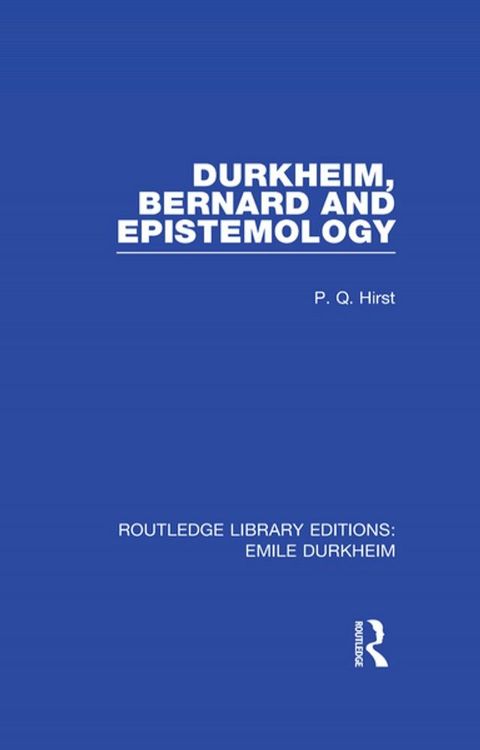 Durkheim, Bernard and Epistemology(Kobo/電子書)