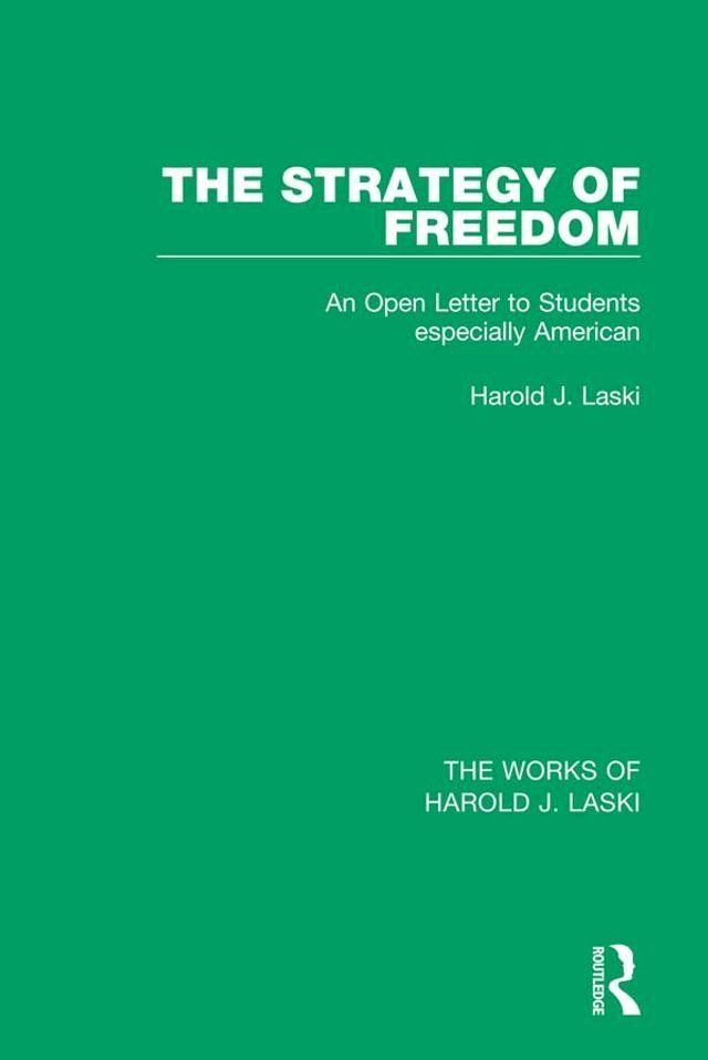  The Strategy of Freedom (Works of Harold J. Laski)(Kobo/電子書)