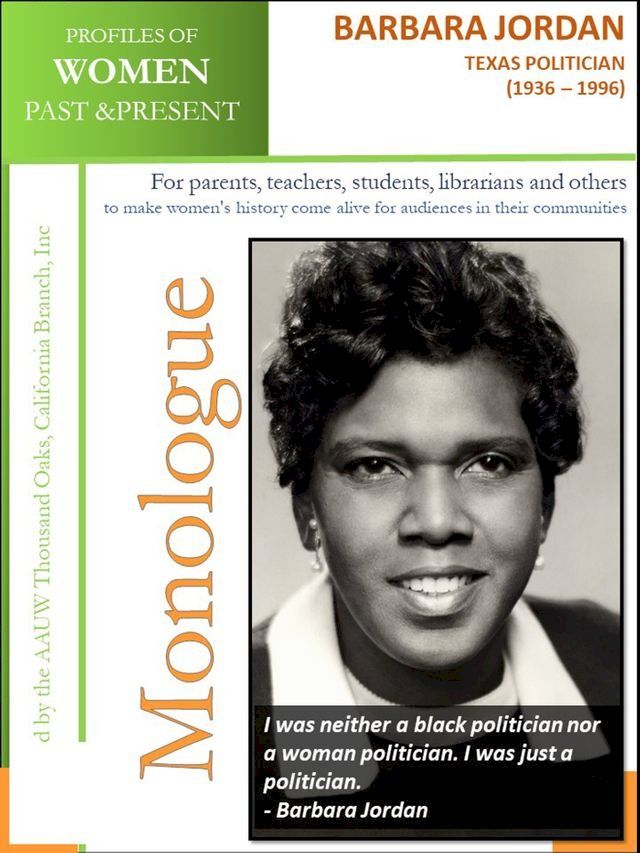  Profiles of Women Past & Present – Barbara Jordan, Texas Politician (1936-1996)(Kobo/電子書)