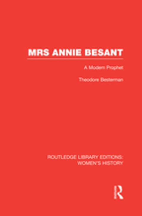 Mrs Annie Besant(Kobo/電子書)