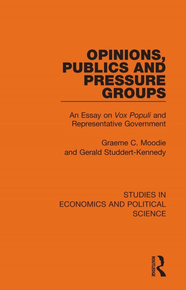  Opinions, Publics and Pressure Groups(Kobo/電子書)