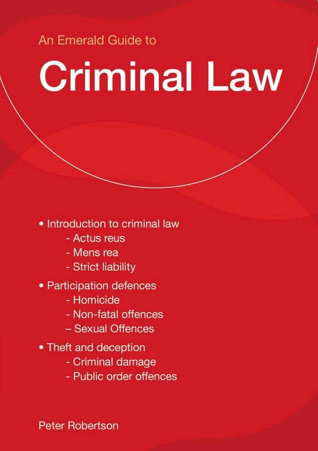  Criminal law(Kobo/電子書)