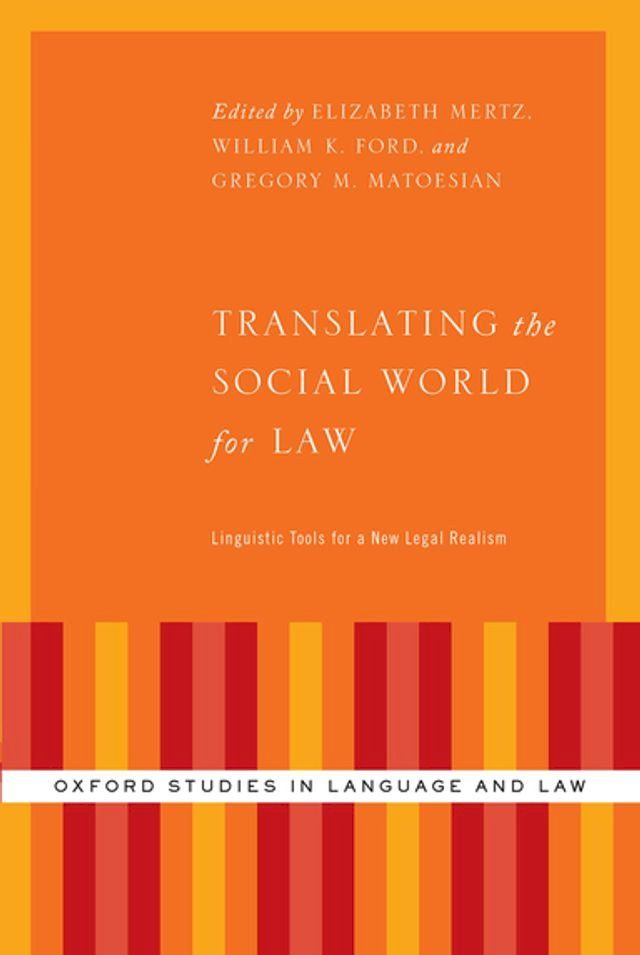  Translating the Social World for Law(Kobo/電子書)