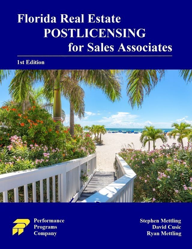  Florida Real Estate Postlicensing for Sales Associates: 1st Edition(Kobo/電子書)