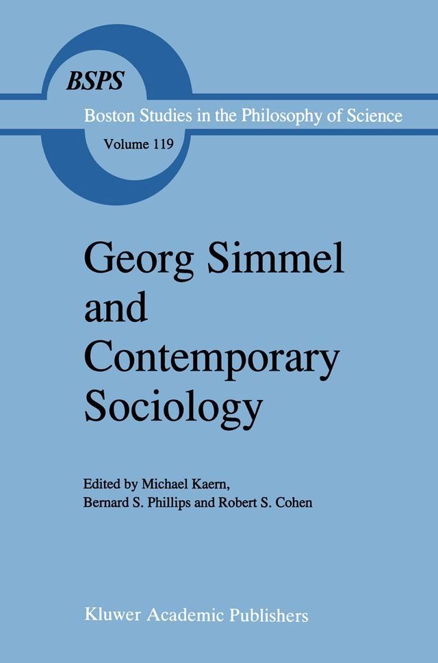  Georg Simmel and Contemporary Sociology(Kobo/電子書)