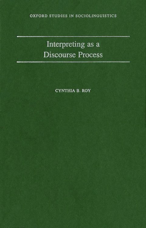 Interpreting As a Discourse Process(Kobo/電子書)