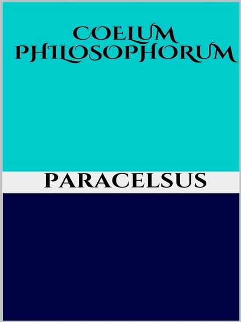 Coelum philosophorum(Kobo/電子書)