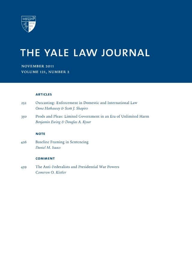  Yale Law Journal: Volume 121, Number 2 - November 2011(Kobo/電子書)