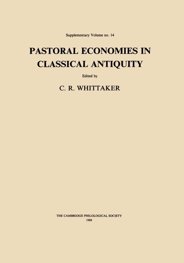  Pastoral Economies in Classical Antiquity(Kobo/電子書)