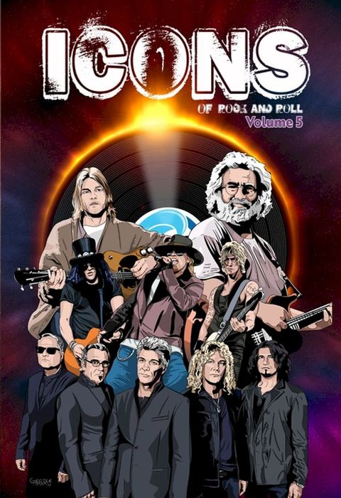 Icons of Rock 5: Jerry Garcia, Guns N' Roses, Bon Jovi and Kurt Cobain(Kobo/電子書)