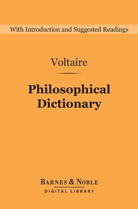 Philosophical Dictionary (Barnes & Noble Digital Library)(Kobo/電子書)