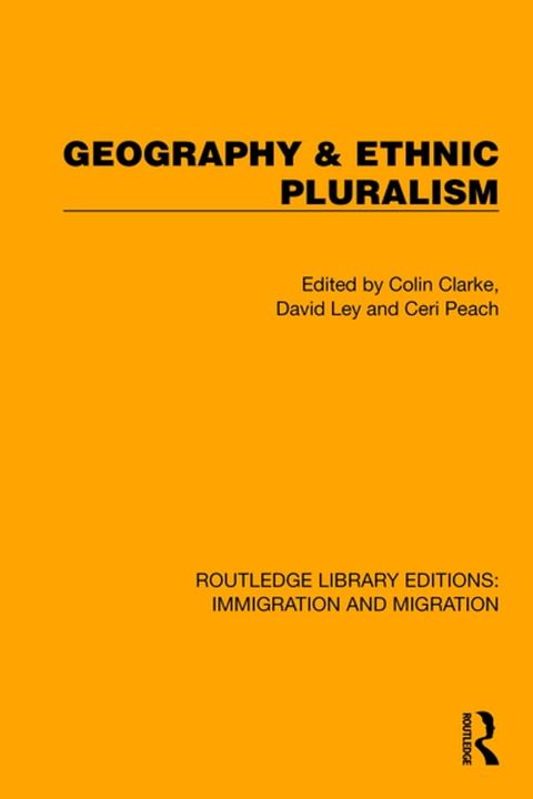 Geography & Ethnic Pluralism(Kobo/電子書)