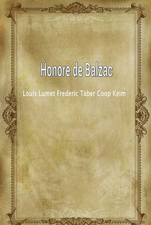 Honore De Balzac(Kobo/電子書)