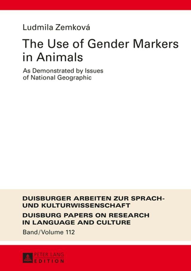  The Use of Gender Markers in Animals(Kobo/電子書)