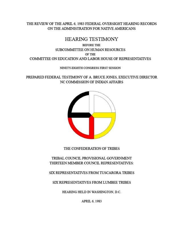  THE REVIEW OF THE APRIL 6, 1983 FEDERAL OVERSIGHT HEARING RECORDS ON THE ADMINISTRATION FOR NATIVE AMERICANS(Kobo/電子書)