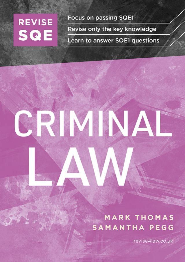  Revise SQE Criminal Law(Kobo/電子書)