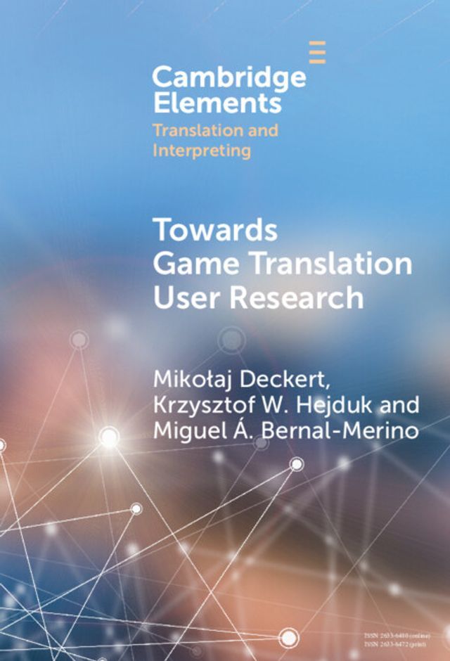  Towards Game Translation User Research(Kobo/電子書)