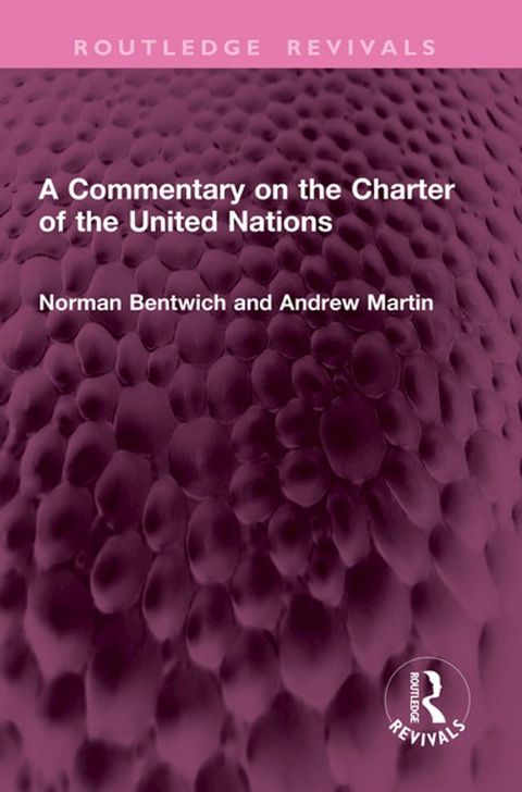 A Commentary on the Charter of the United Nations(Kobo/電子書)