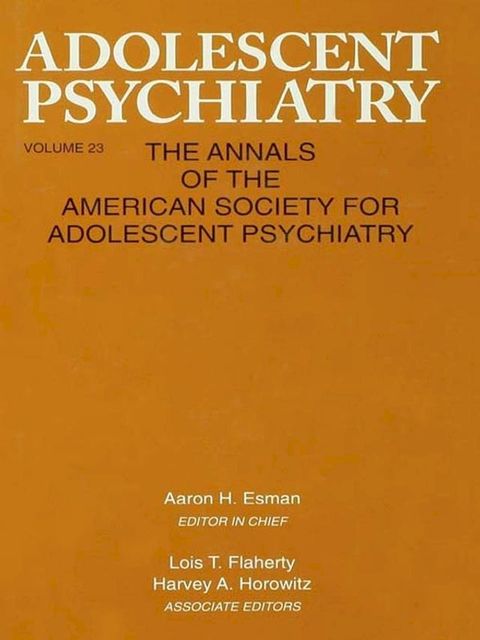 Adolescent Psychiatry, V. 23(Kobo/電子書)