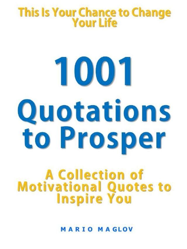  1001 Quotations to Prosper(Kobo/電子書)