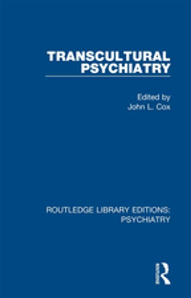  Transcultural Psychiatry(Kobo/電子書)