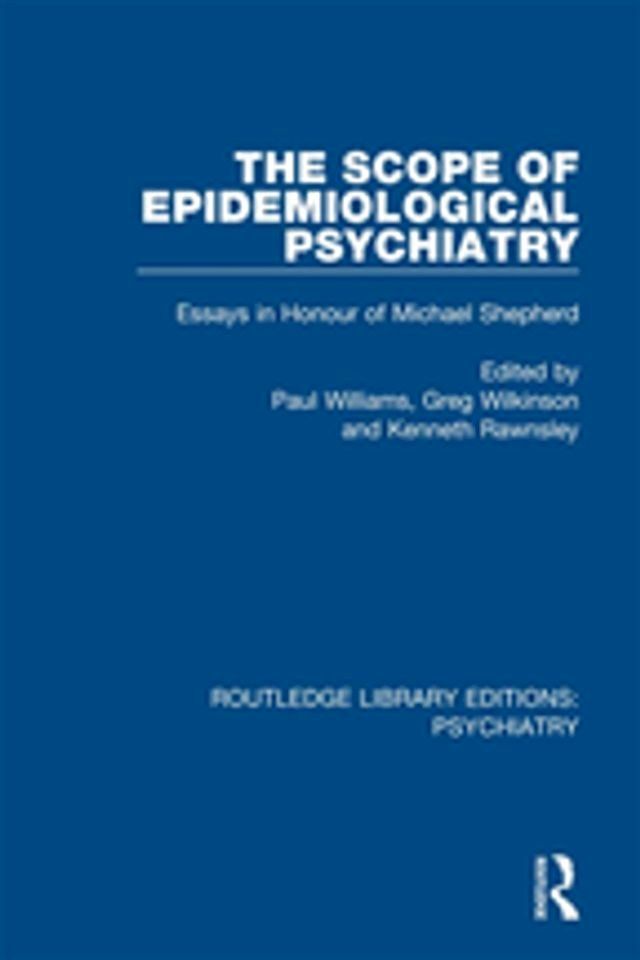  The Scope of Epidemiological Psychiatry(Kobo/電子書)