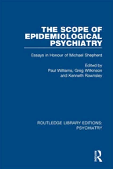 The Scope of Epidemiological Psychiatry(Kobo/電子書)