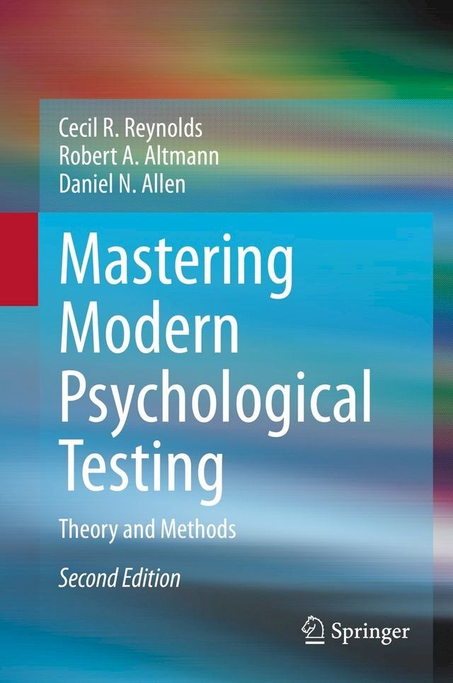  Mastering Modern Psychological Testing(Kobo/電子書)