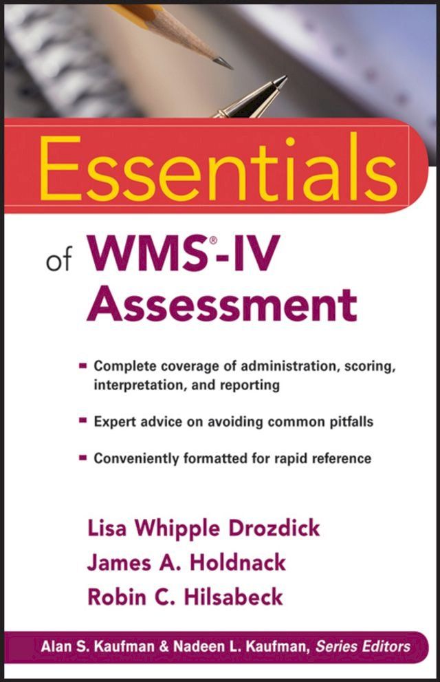  Essentials of WMS-IV Assessment(Kobo/電子書)