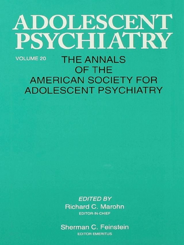  Adolescent Psychiatry, V. 20(Kobo/電子書)