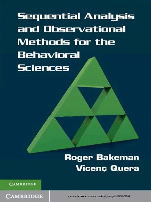  Sequential Analysis and Observational Methods for the Behavioral Sciences(Kobo/電子書)