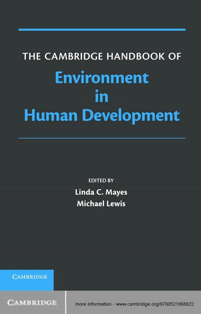  The Cambridge Handbook of Environment in Human Development(Kobo/電子書)