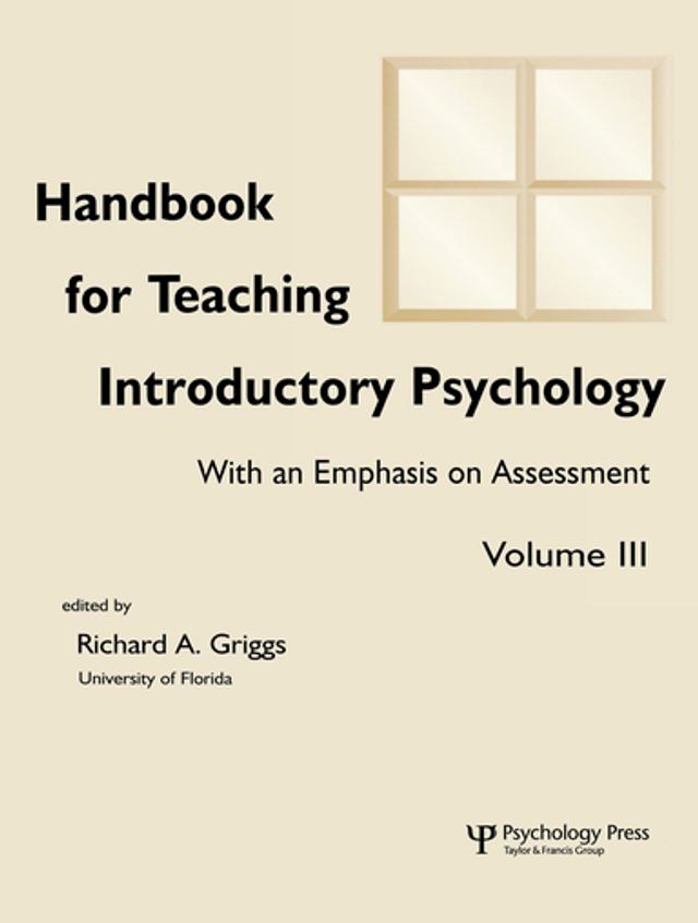  Handbook for Teaching Introductory Psychology(Kobo/電子書)