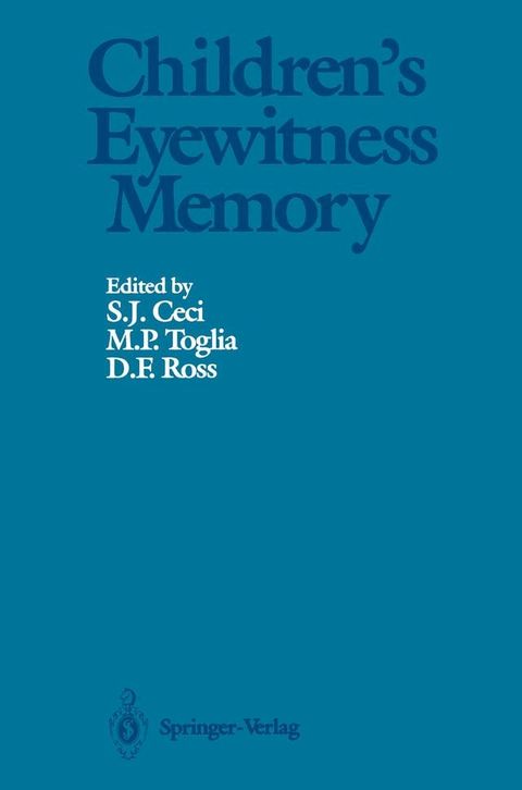 Children’s Eyewitness Memory(Kobo/電子書)