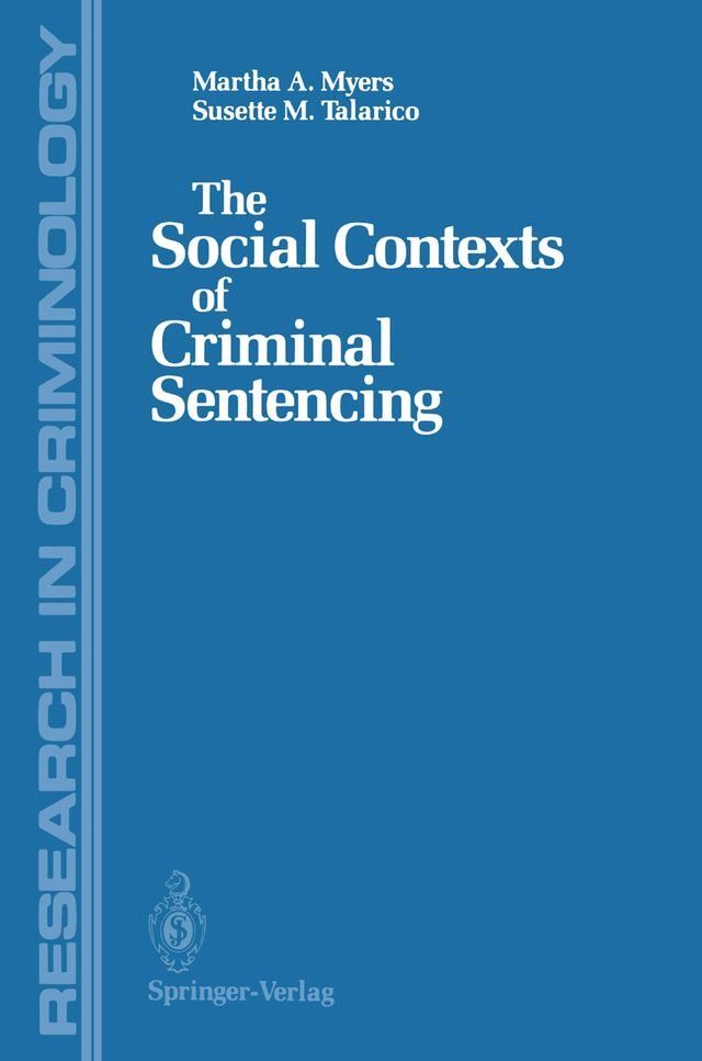  The Social Contexts of Criminal Sentencing(Kobo/電子書)