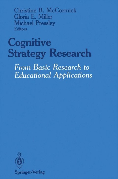 Cognitive Strategy Research(Kobo/電子書)