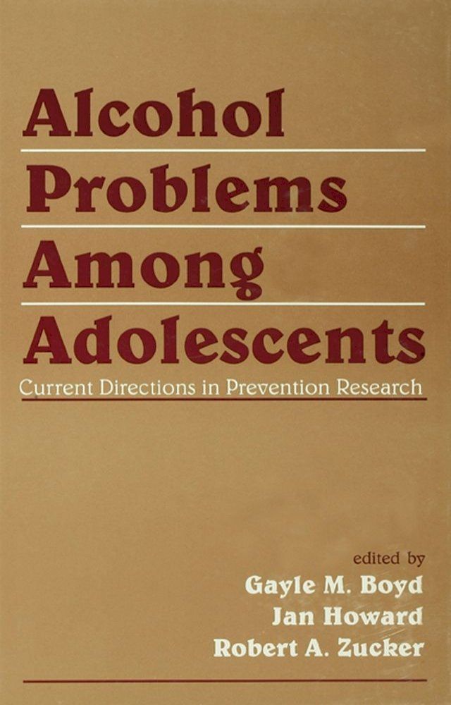  Alcohol Problems Among Adolescents(Kobo/電子書)