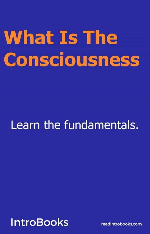 What is the Consciousness(Kobo/電子書)