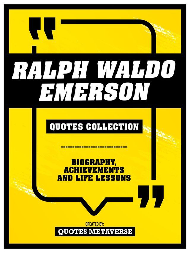  Ralph Waldo Emerson - Quotes Collection(Kobo/電子書)