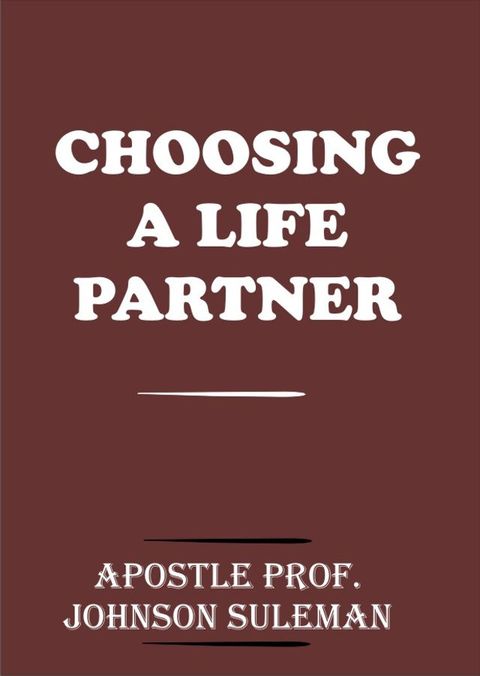 CHOOSING A LIFE PARTNER(Kobo/電子書)